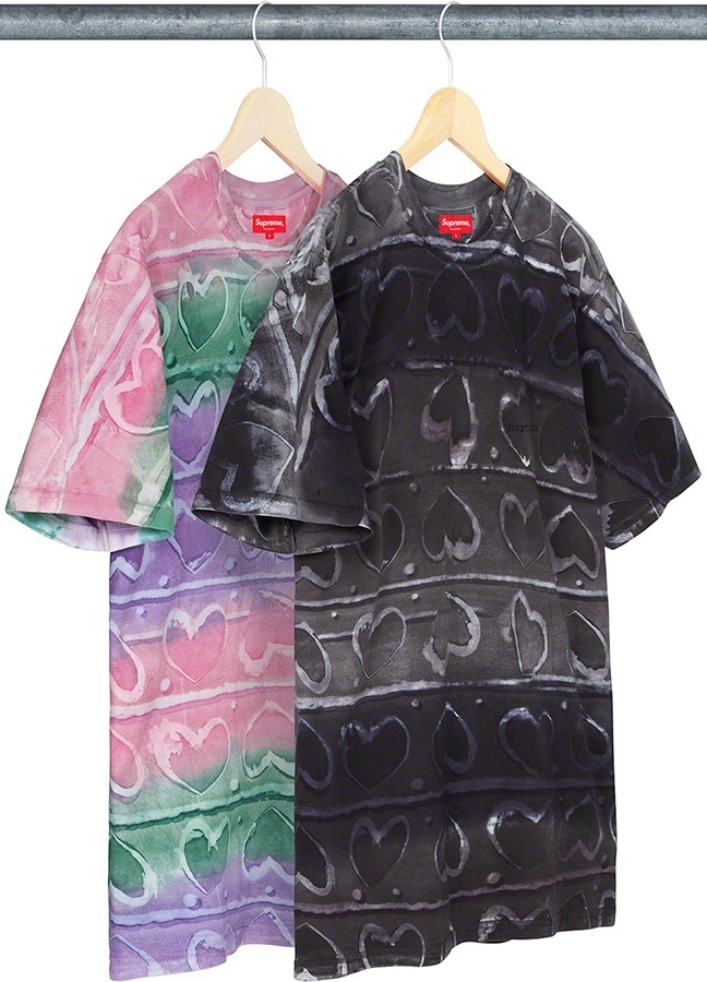Hearts Dyed S/S Top